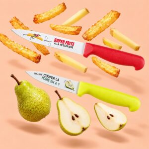 set de 2 couteaux de cuisine ludiques