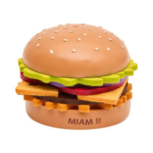 Dessous de verre dans un burger