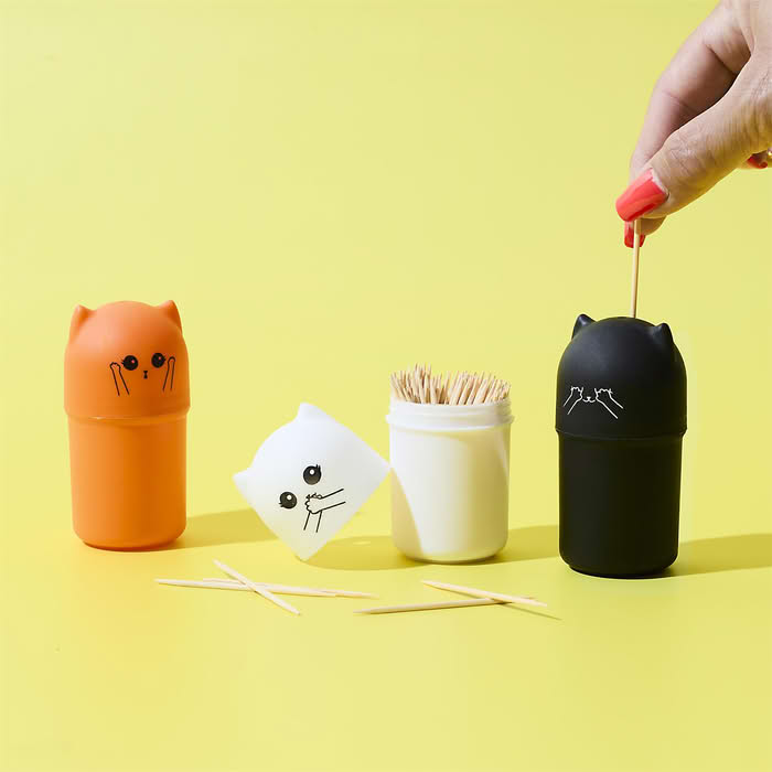 Distributeur de piques en forme de chat